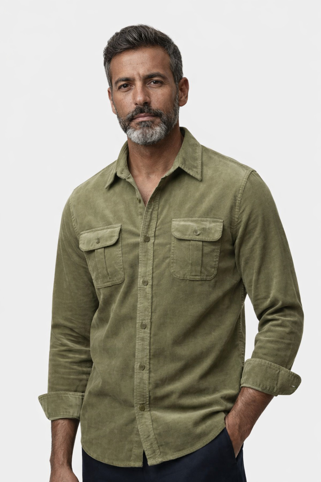 Gianna Rossetti™ | Camisa de pana casual