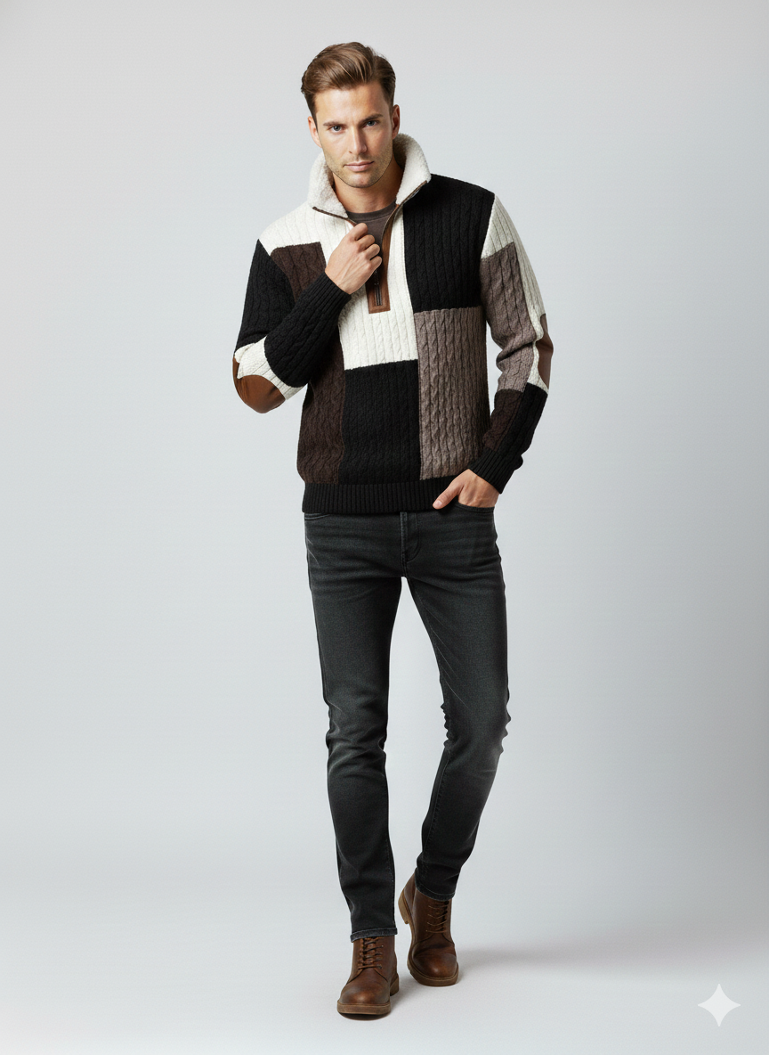 Bruno™ |  Jersey con cuello alto acolchado