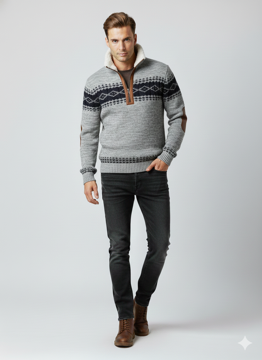 Bruno™ |  Jersey con cuello alto acolchado