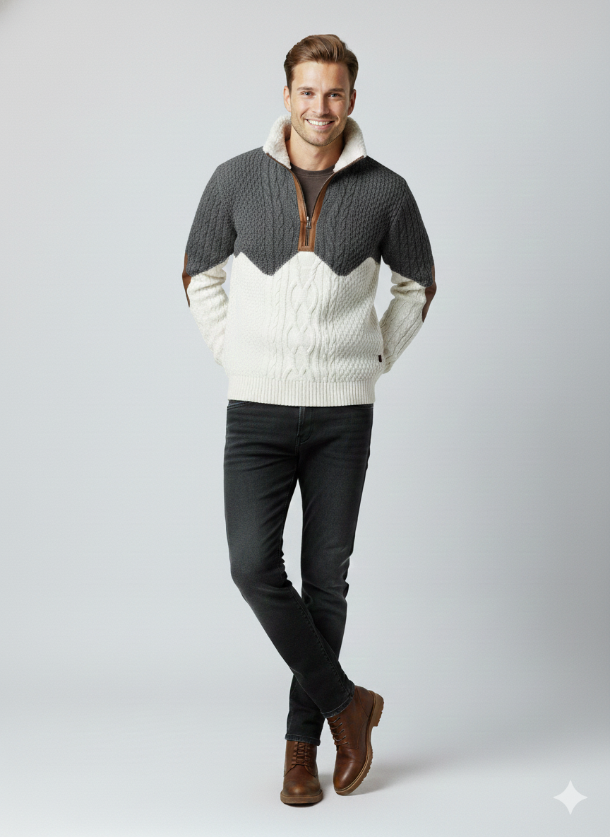 Bruno™ |  Jersey con cuello alto acolchado