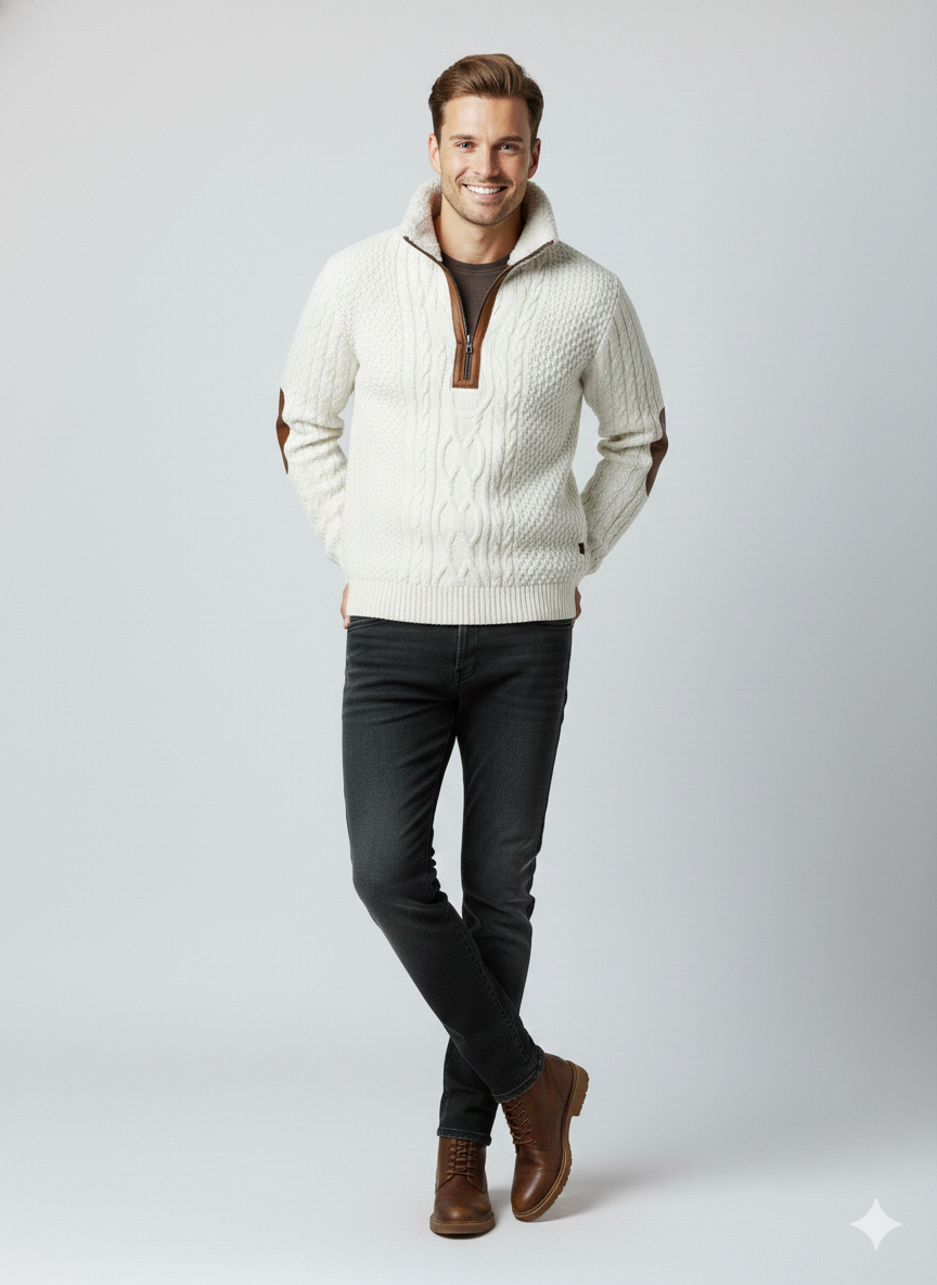 Bruno™ |  Jersey con cuello alto acolchado