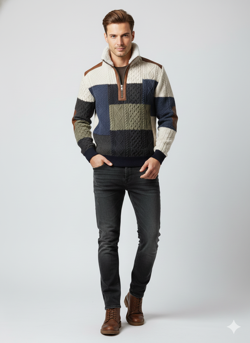 Bruno™ |  Jersey con cuello alto acolchado