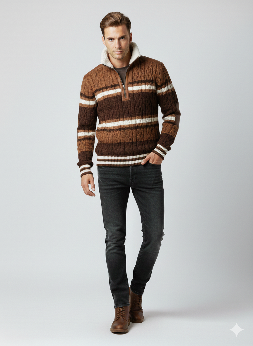 Bruno™ |  Jersey con cuello alto acolchado