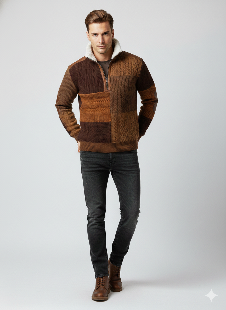 Bruno™ |  Jersey con cuello alto acolchado