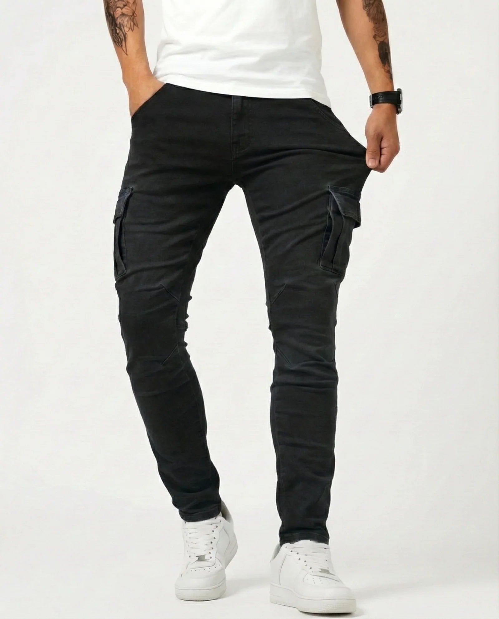 Juan™ | Pantalón Cargo Elástico